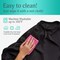 Lilexo Large Barber Cape Professional Hair Cutting Cape with Snap Closure 66 x57” Unisex Adults Black Haircut Cape Salon Cape for Men Water Resistant Hair Stylist Gown Hairdresser Styling Cape